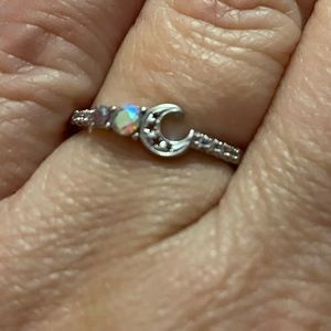 Fragrant Jewels Moon Stars ring size 8